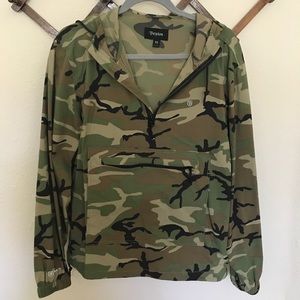 Brixton camo wind breaker